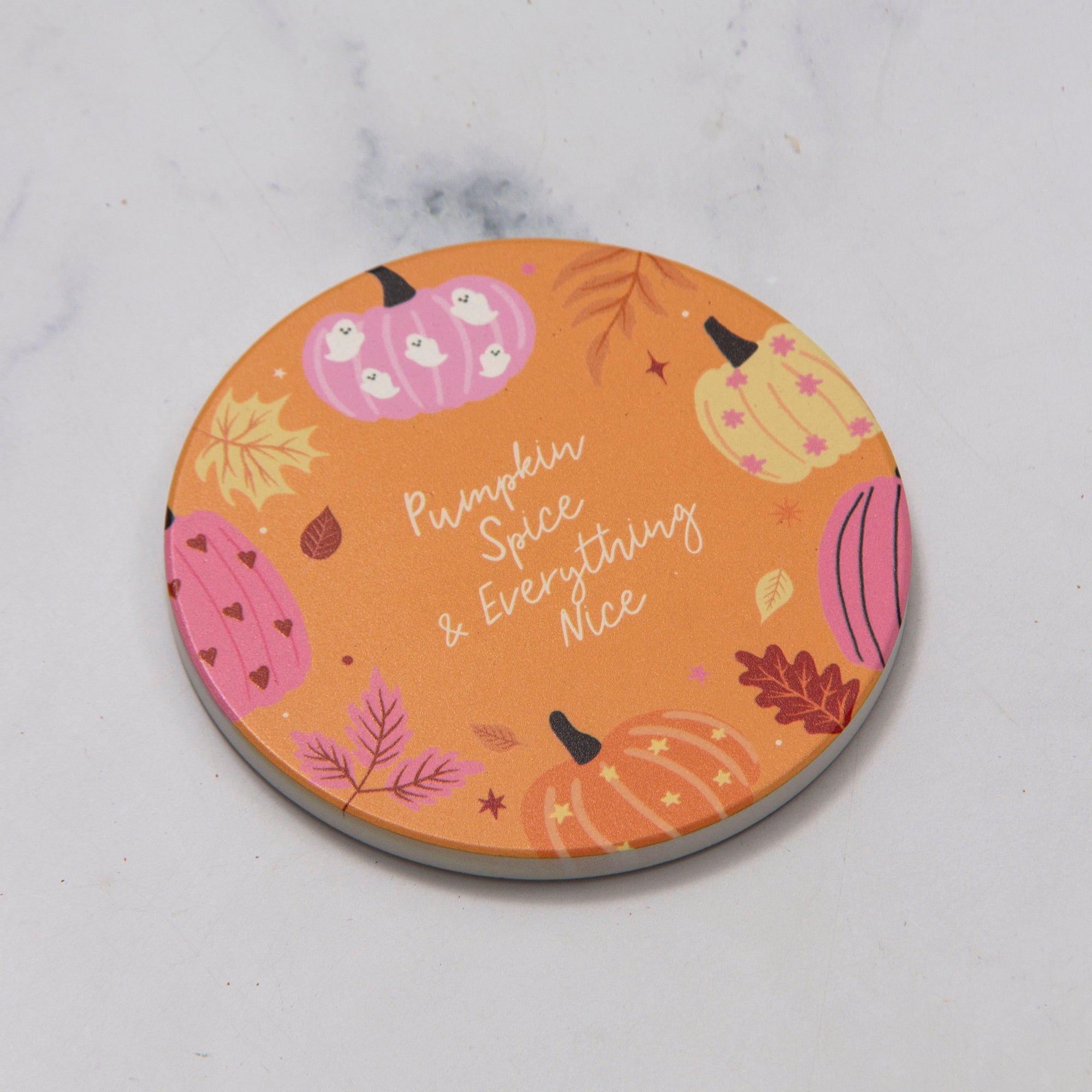Pumpkin Spice Coaster Orange