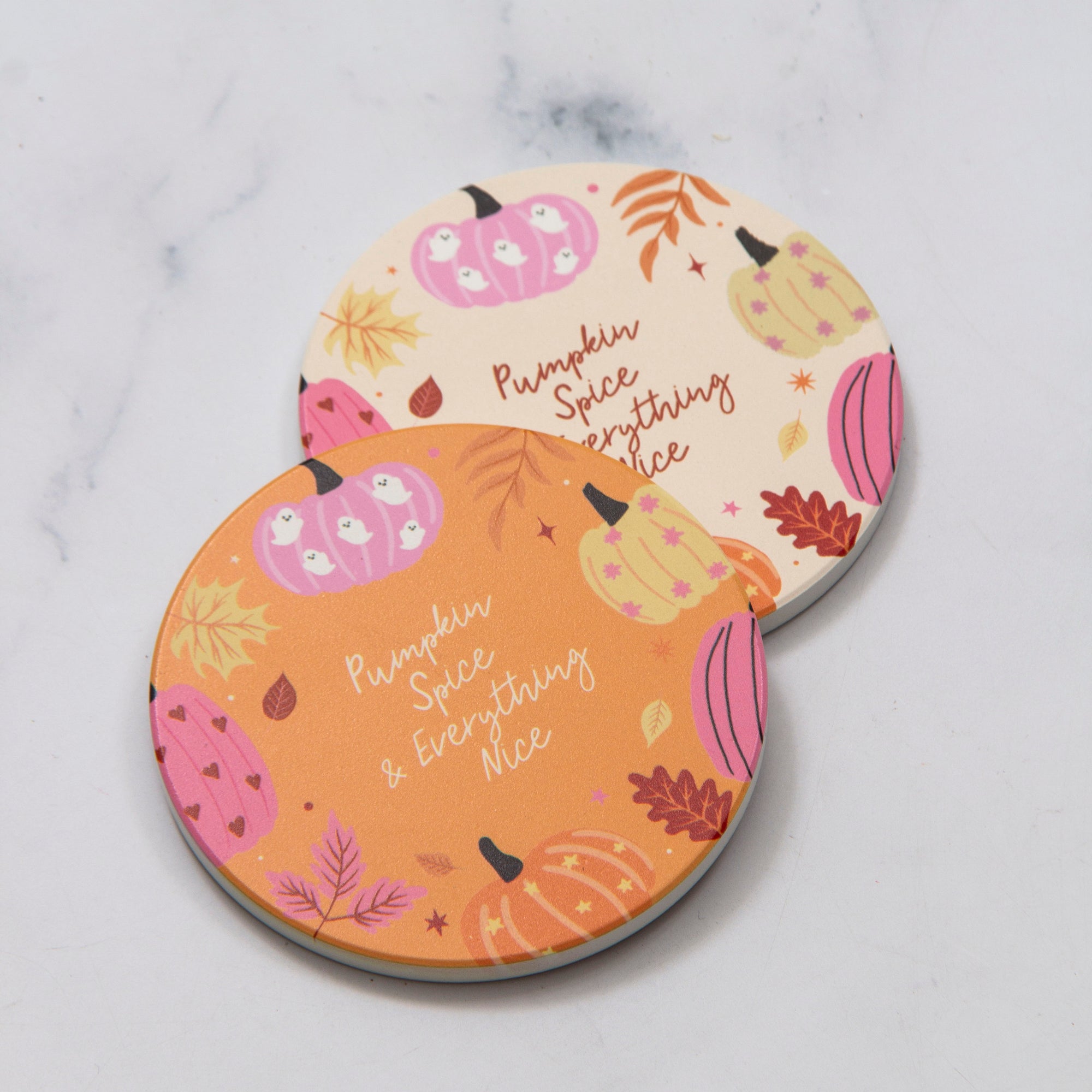 Pumpkin Spice Coaster Orange