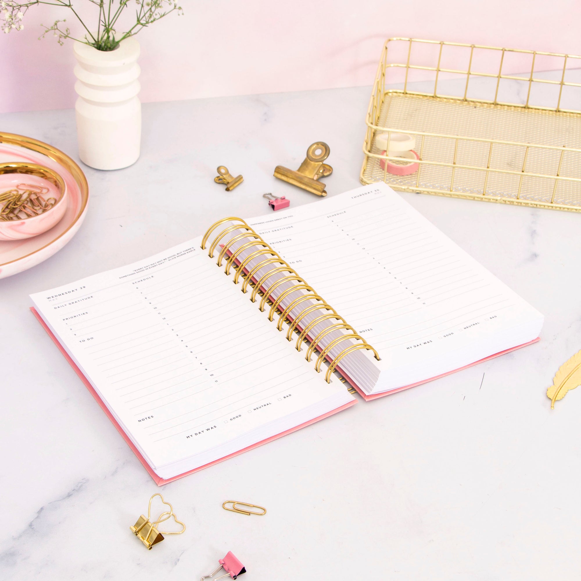 Any Script Quote Foil Daily Planner