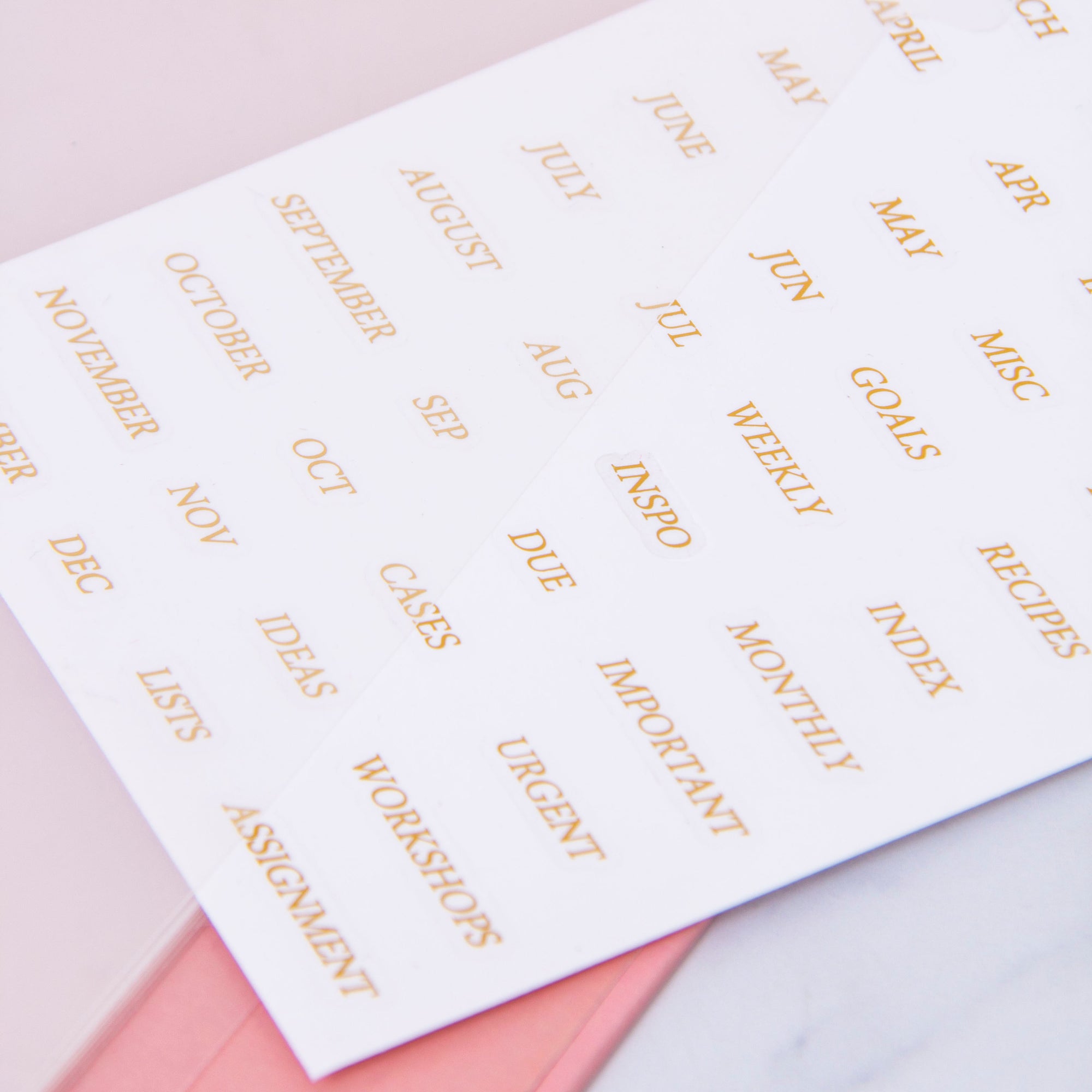 Clear Binder Divider Tabs with Envelope A5