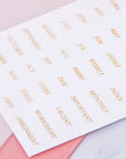 Clear Binder Divider Tabs with Envelope A5