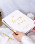 Playful Names Foil Wedding Lined Notebook