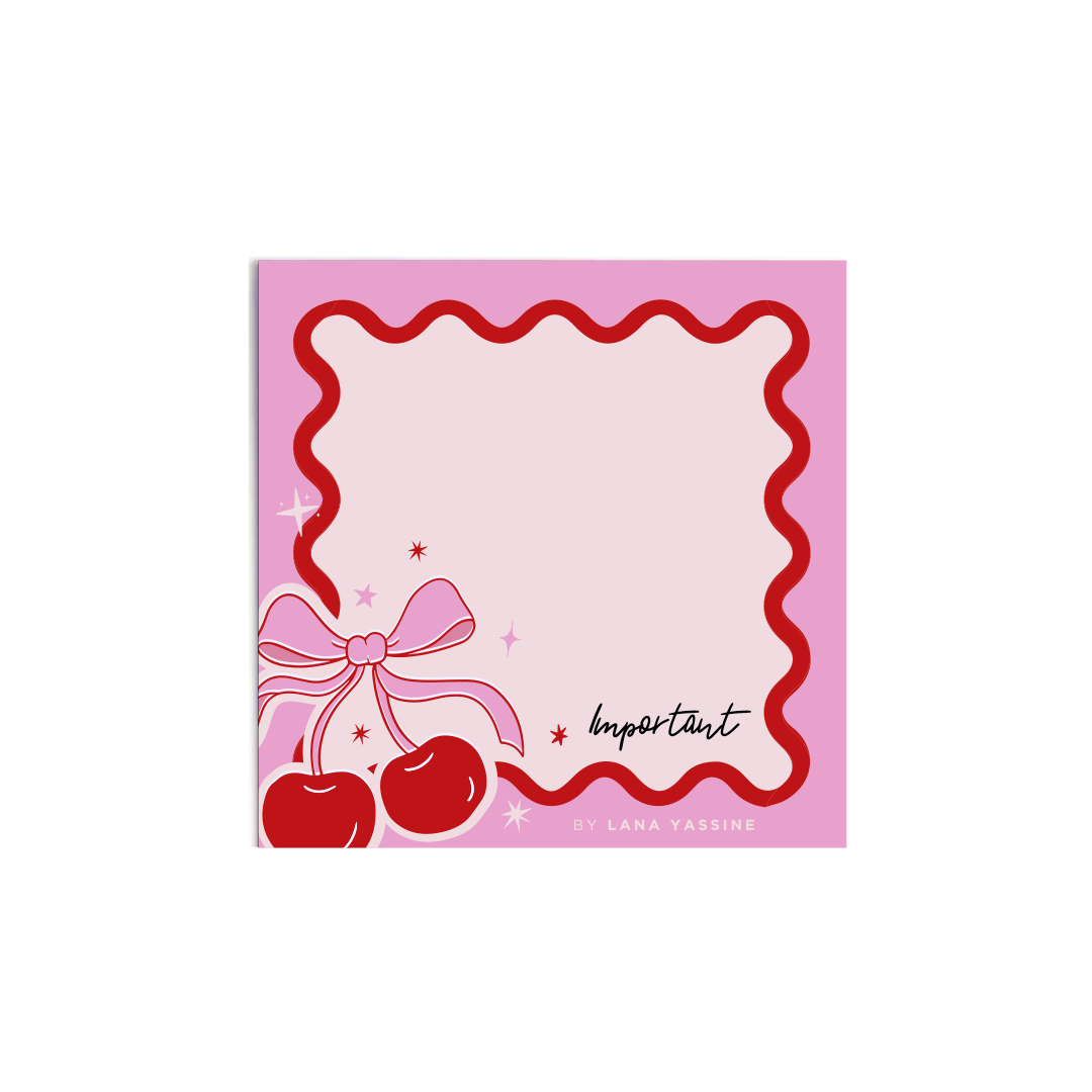 Cherry on Top Mini Notepad
