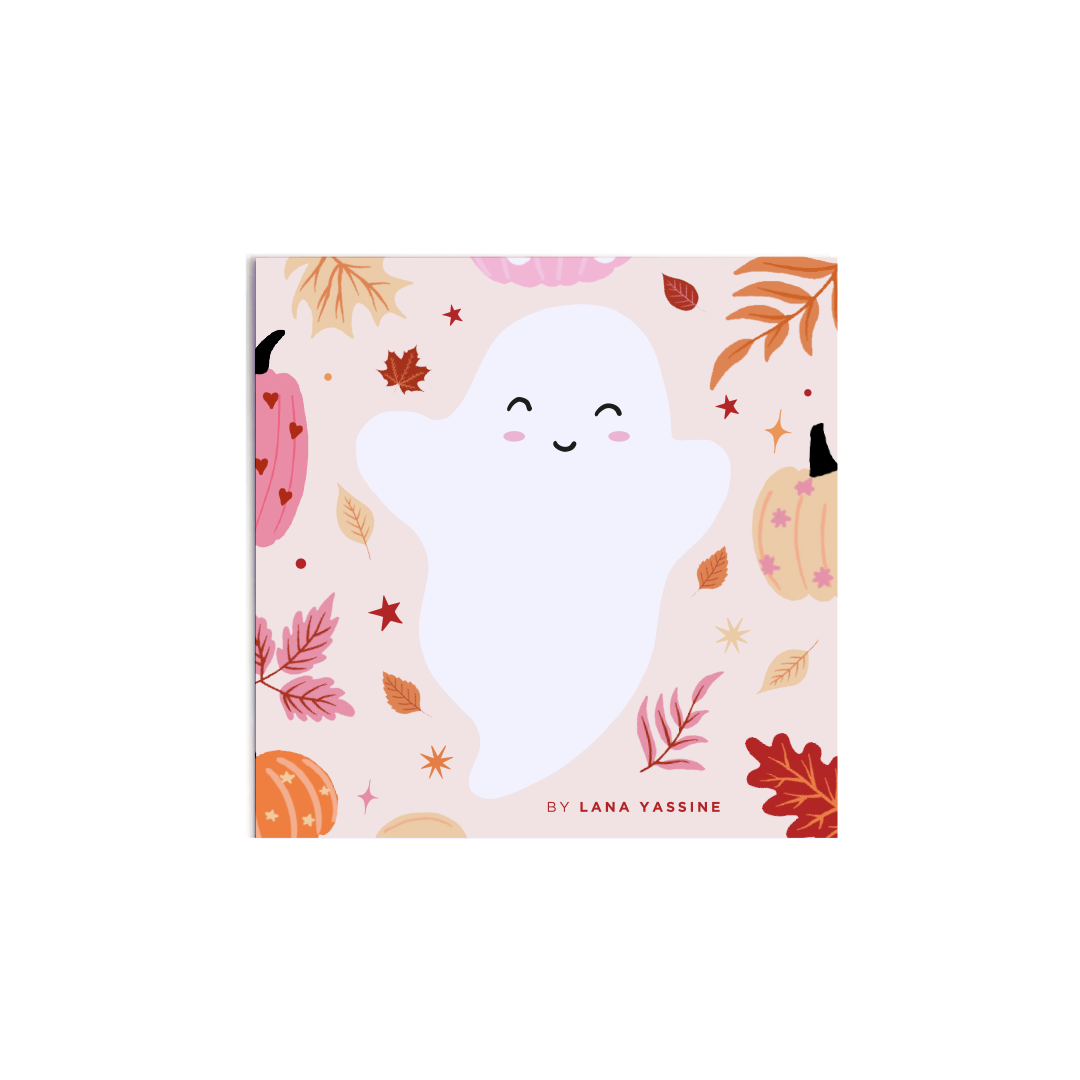 Pumpkin Spice Mini Ghost Notepad