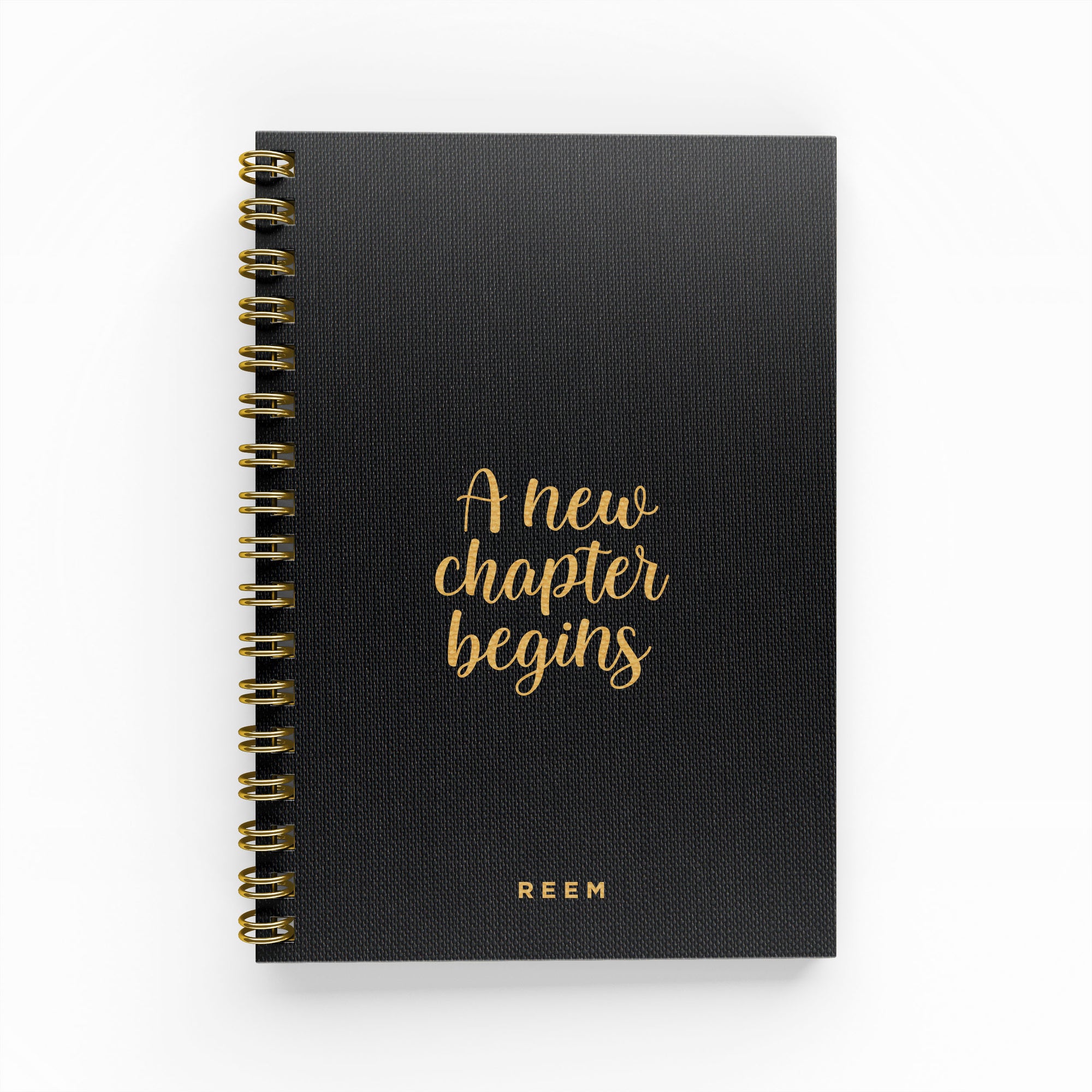 New Chapter Linen Touch Foil Undated Planner