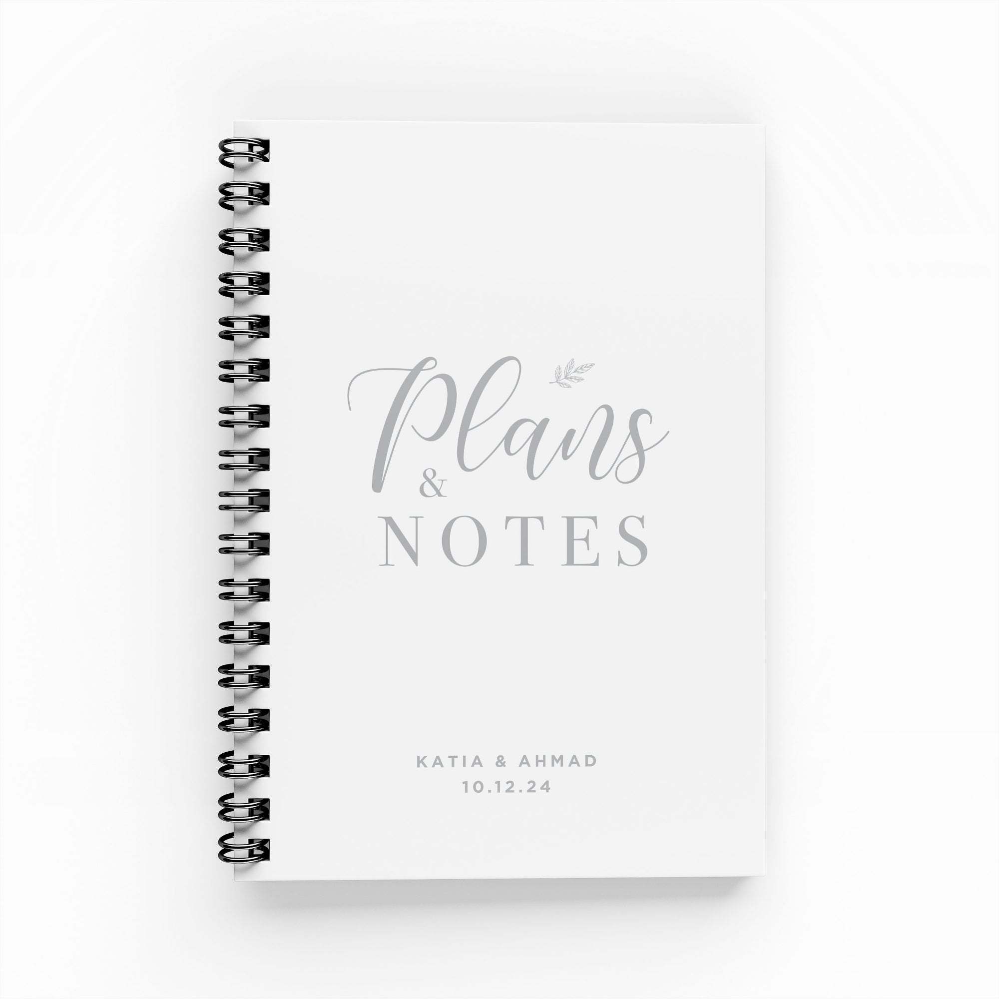 Plans & Notes Foil Wedding Planner