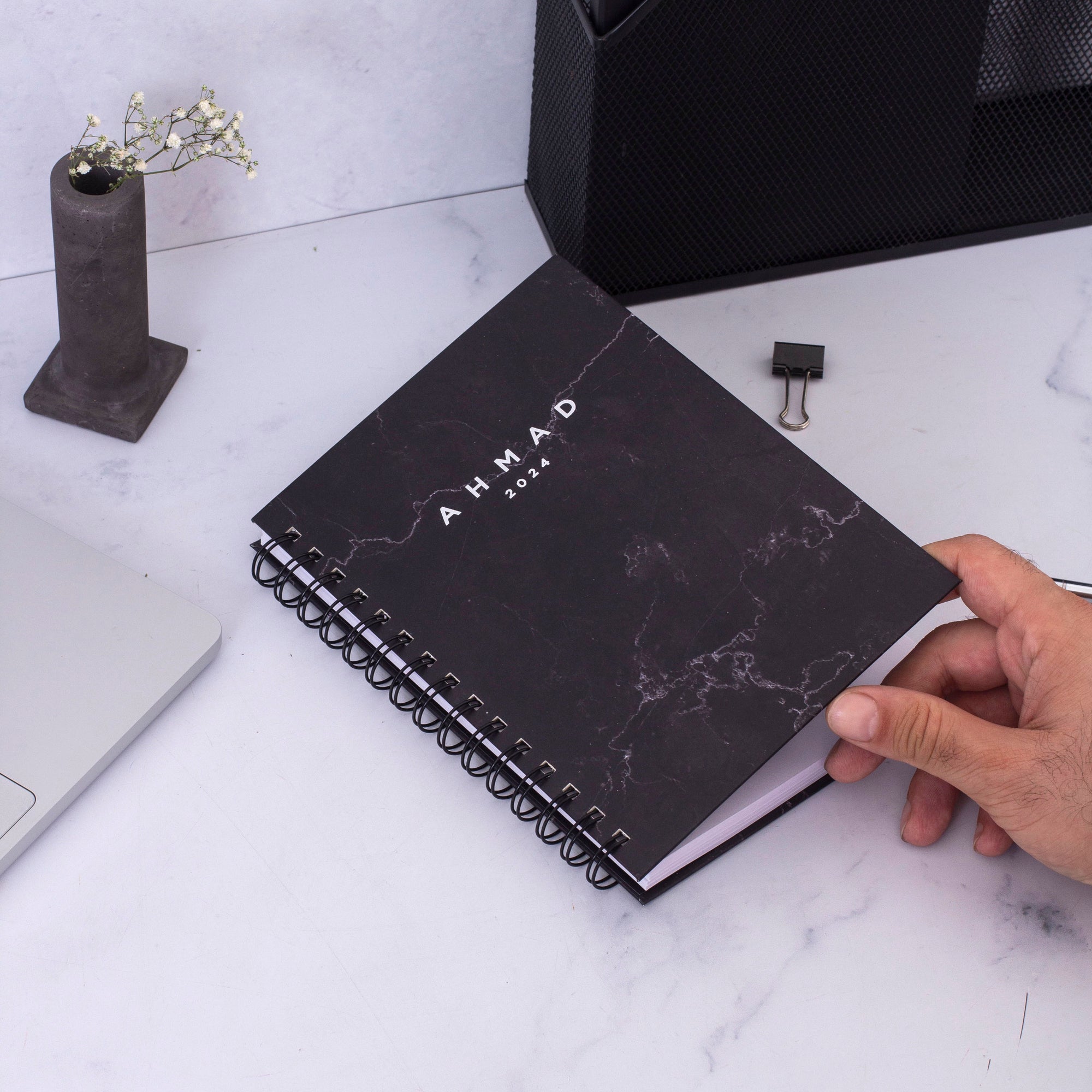 Any Simple Name Foil Weekly Planner