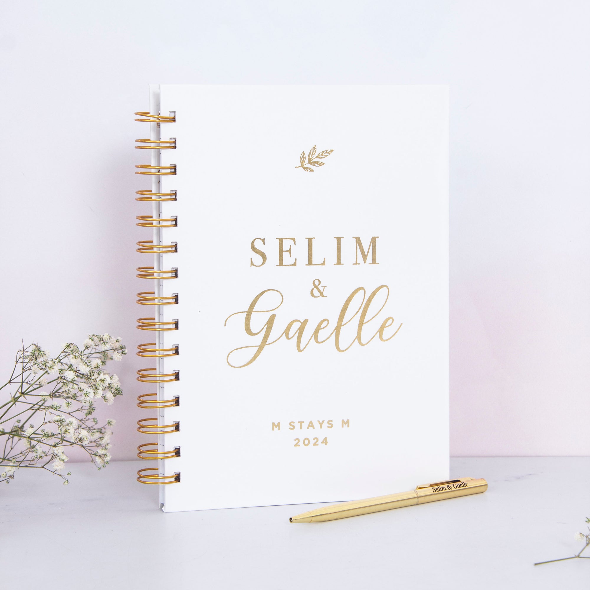 Playful Names Foil Wedding Planner