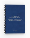Any Simple Quote Vegan Leather Foil Lined Notebook