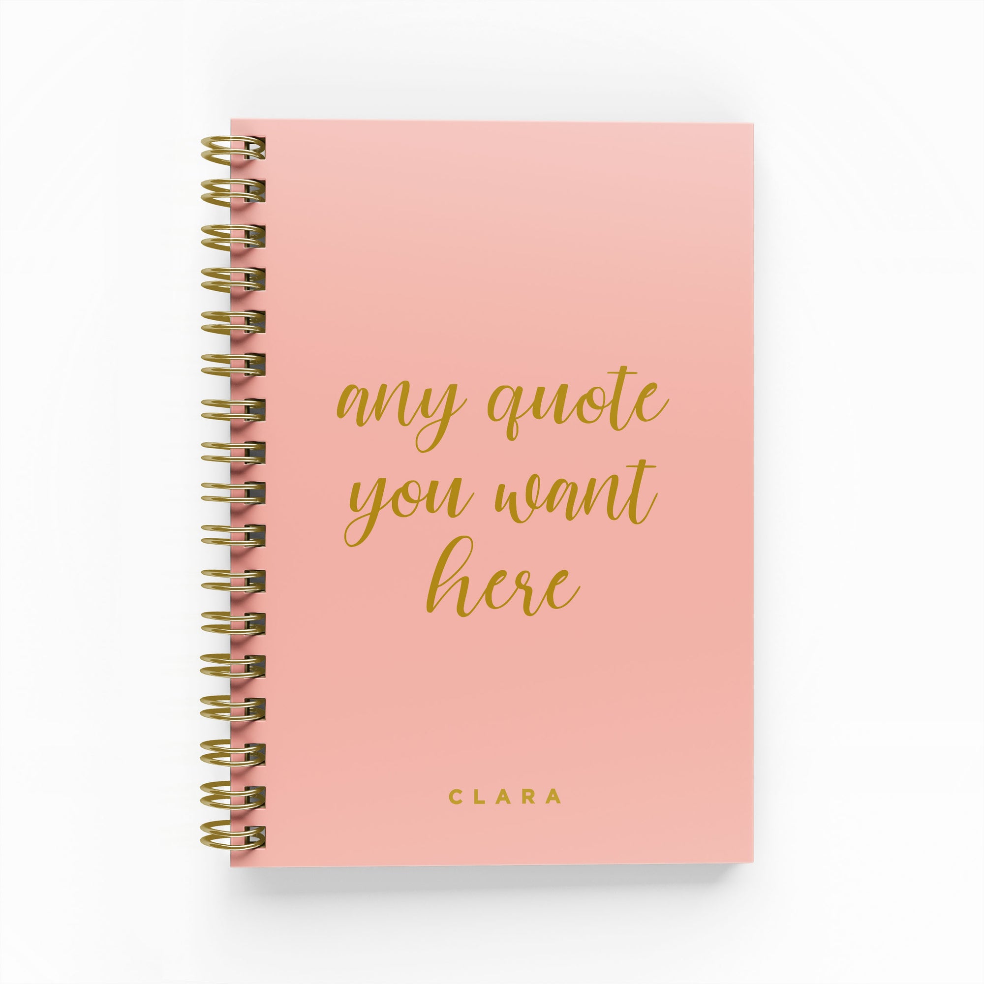 Any Script Quote Foil Weekly Planner