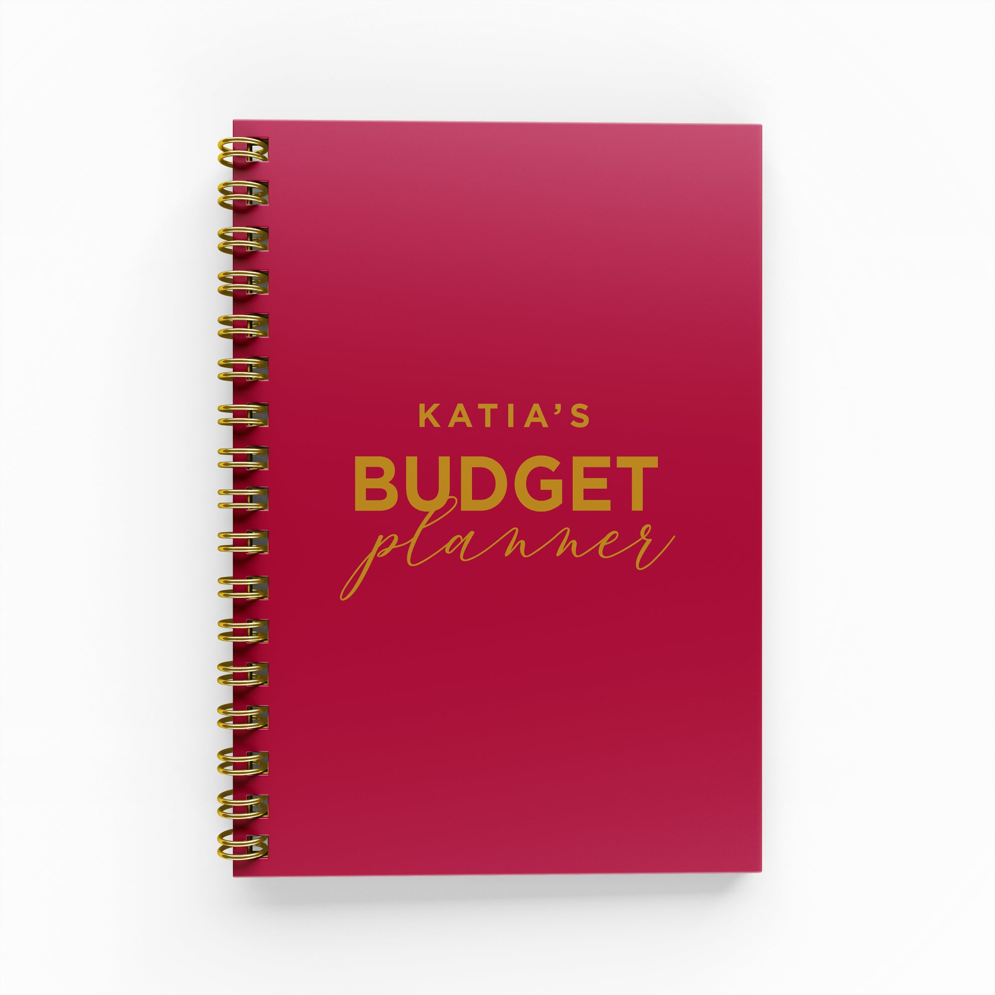 Any Name Foil Budget Planner