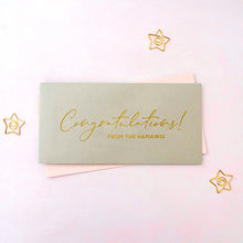 Load image into Gallery viewer, Congratulations Money Envelope - Pack of 5
