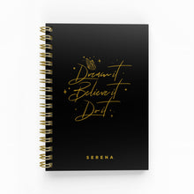 Load image into Gallery viewer, Dream It Foil Undated Planner
