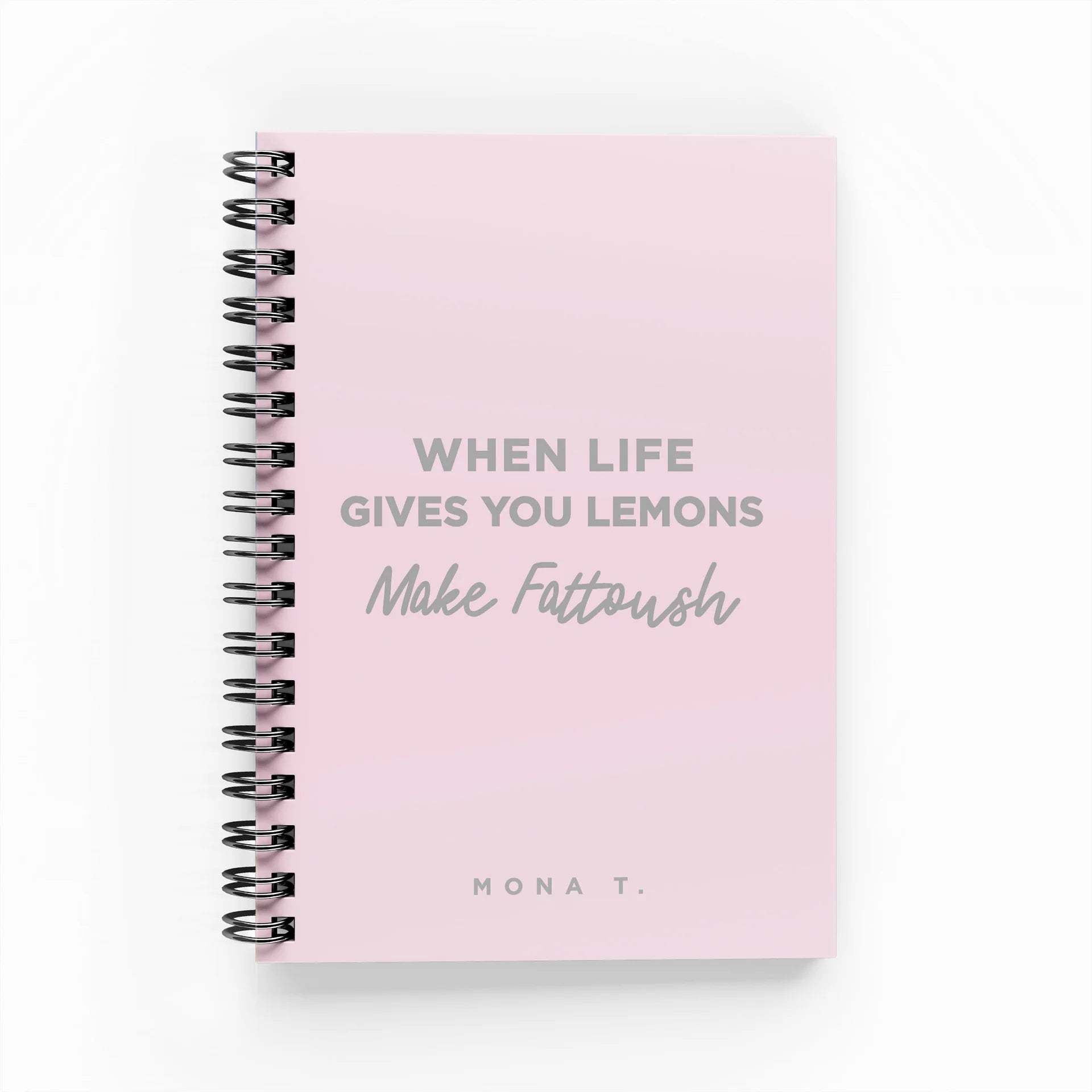 When Life Gives You Lemons Make Fattoush Foil Weekly Planner