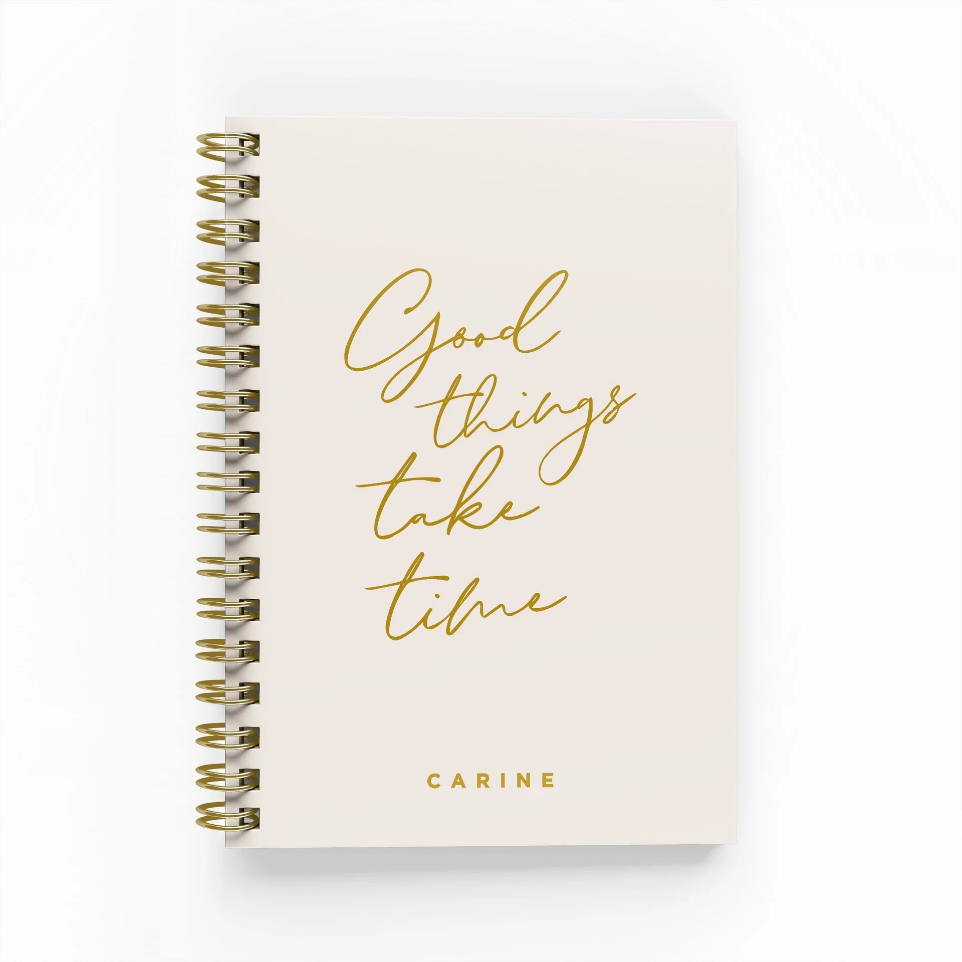 Good Things Take Time Foil Weekly Planner