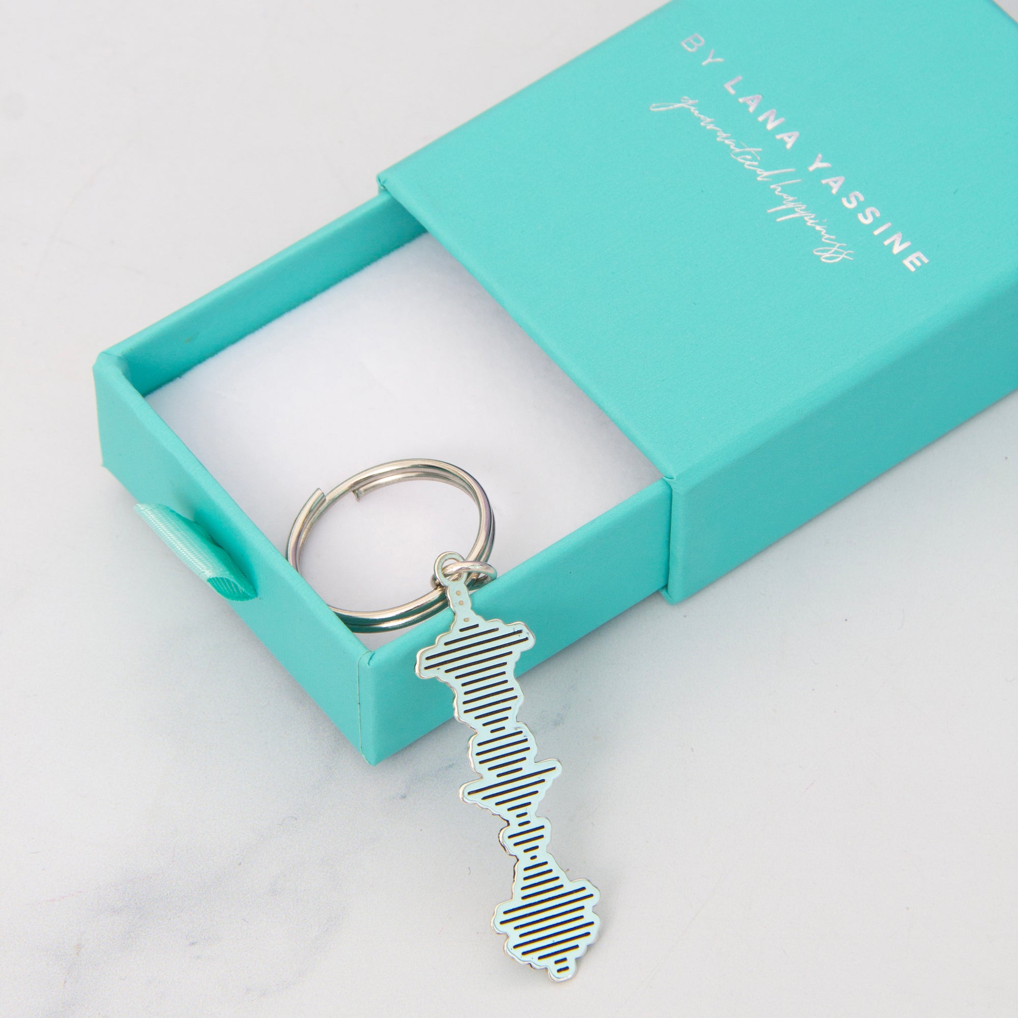 Our Little Secret Sound Wave Keychain