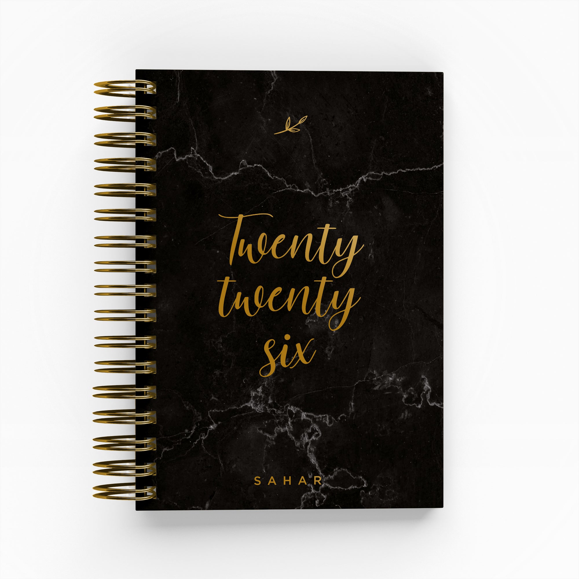 Yearly Script Foil Daily Planner