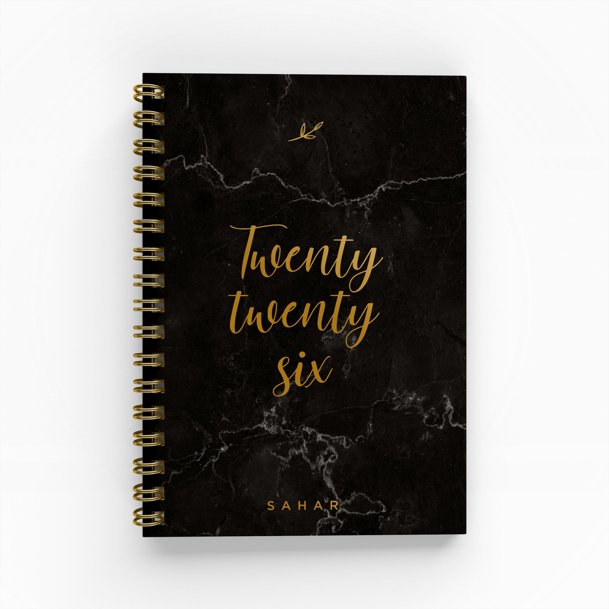 Yearly Script Foil Weekly Planner