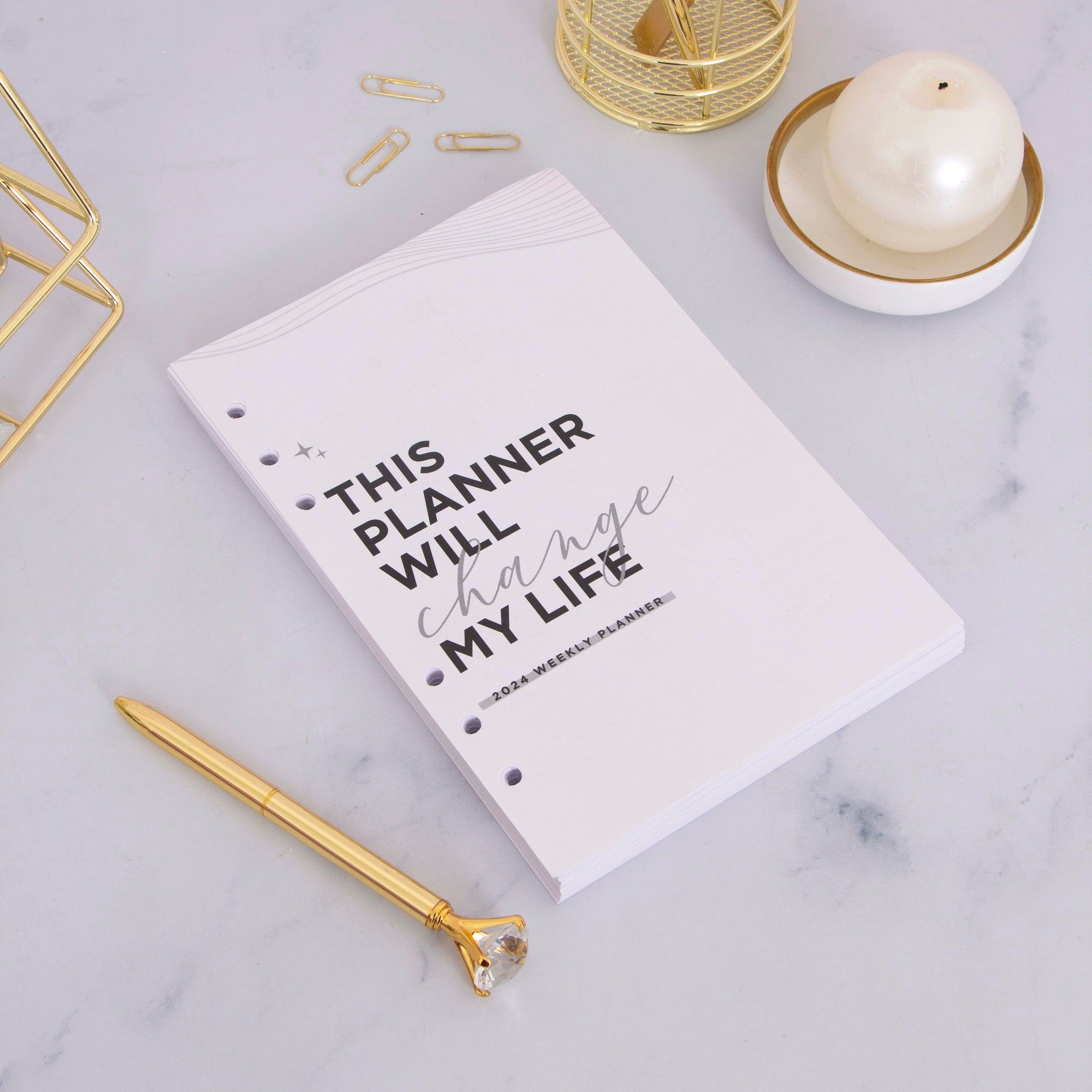 Weekly Planner Binder Inserts