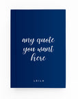 Any Script Quote Weekly Planner
