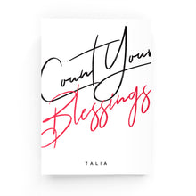 Load image into Gallery viewer, Count Your Blessings Weekly Planner - By Lana Yassine
