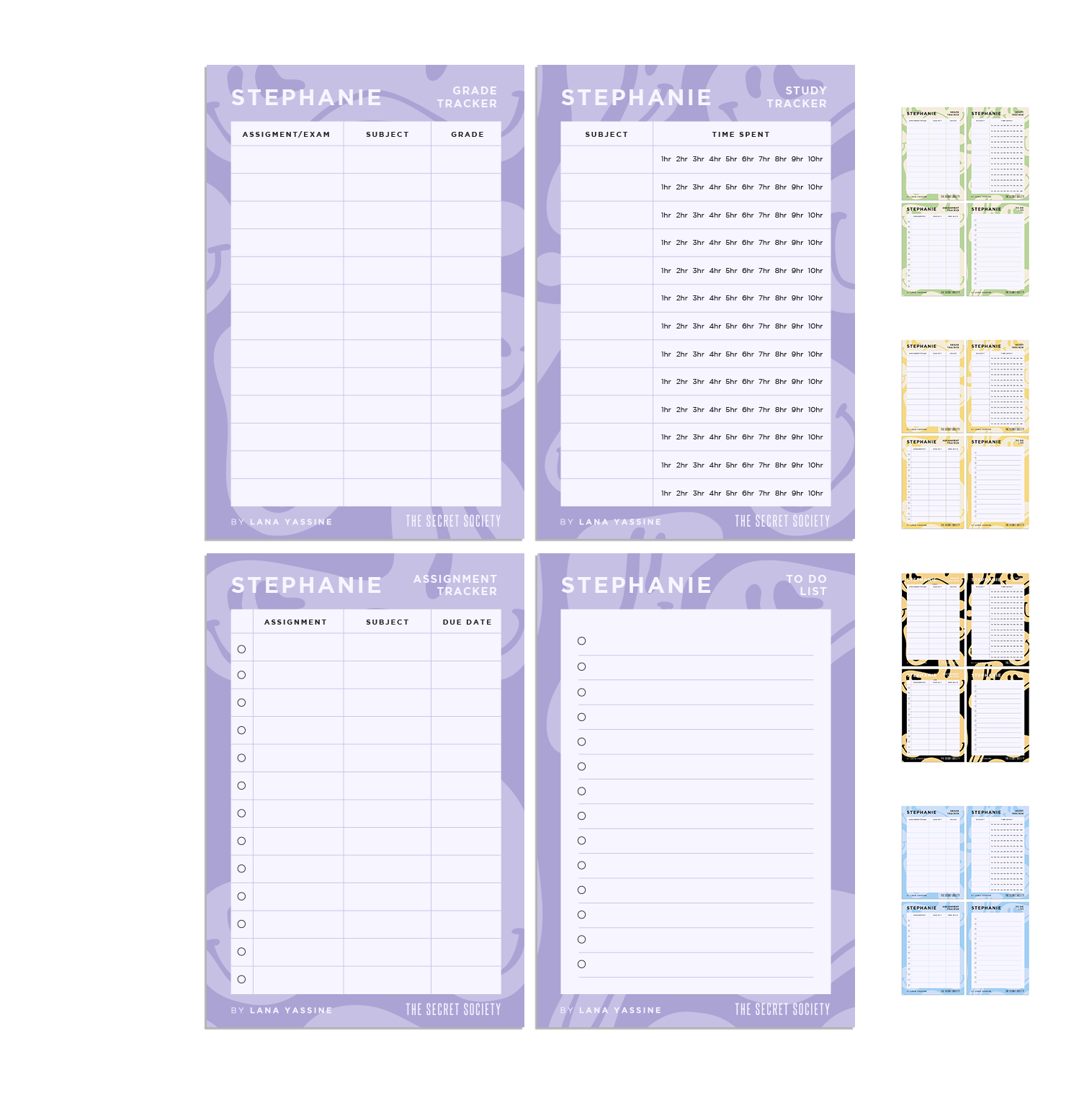 Smiley Student Study Desk Planner | The Secret Society