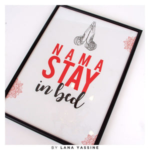 "Nama Stay in Bed" Wall Art - By Lana Yassine