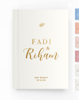 Playful Names Wedding Lined Notebook