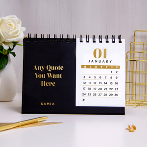 Any Bold Quote Desk Calendar