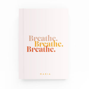 Breathe Lined Notebook