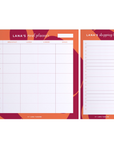 Colorful Meal Desk Planner