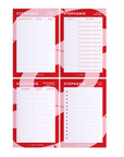Colorful Student Study Desk Planner