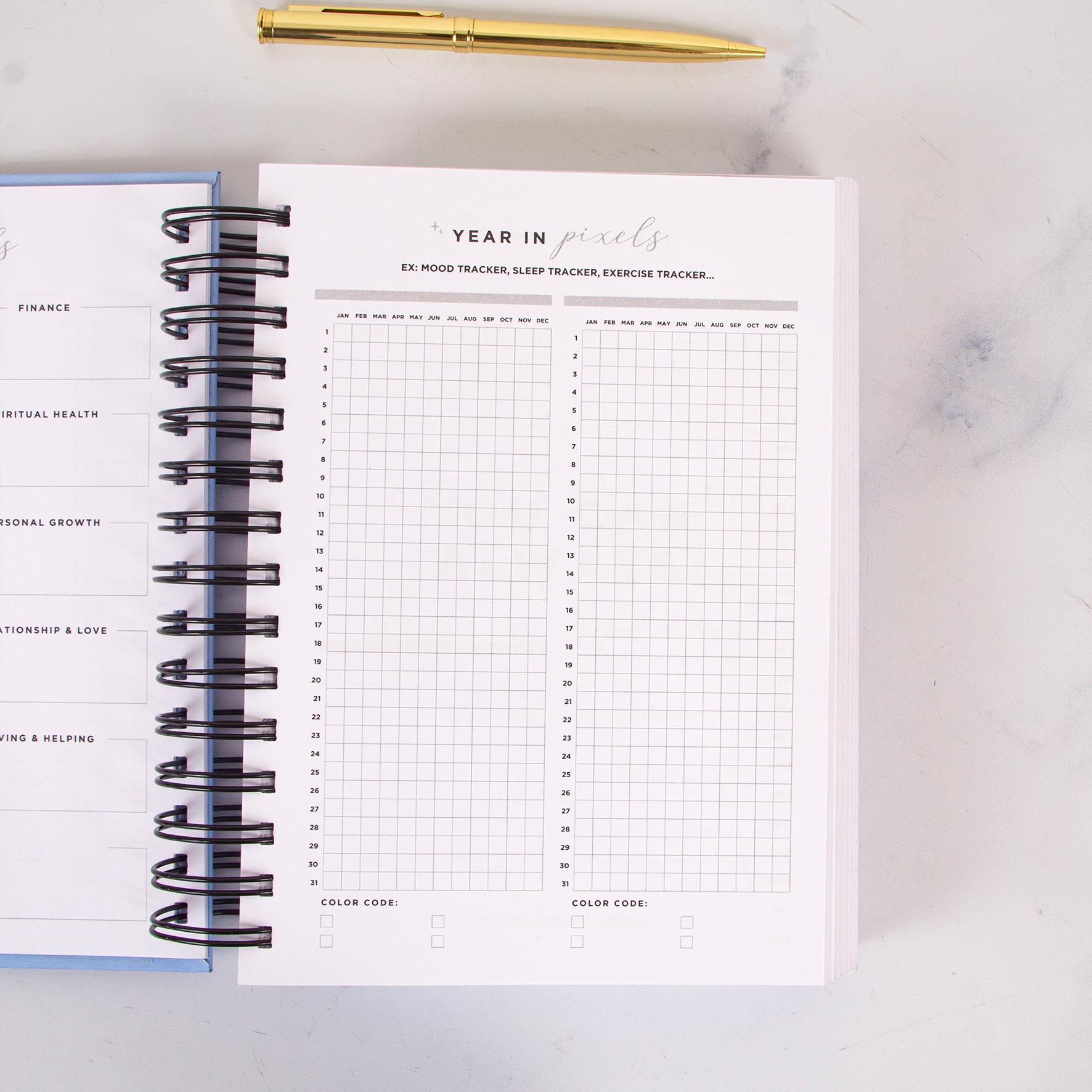 Yellow Sunshine Daily Planner