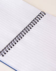 Black Marble Lined Notebook - By Lana Yassine