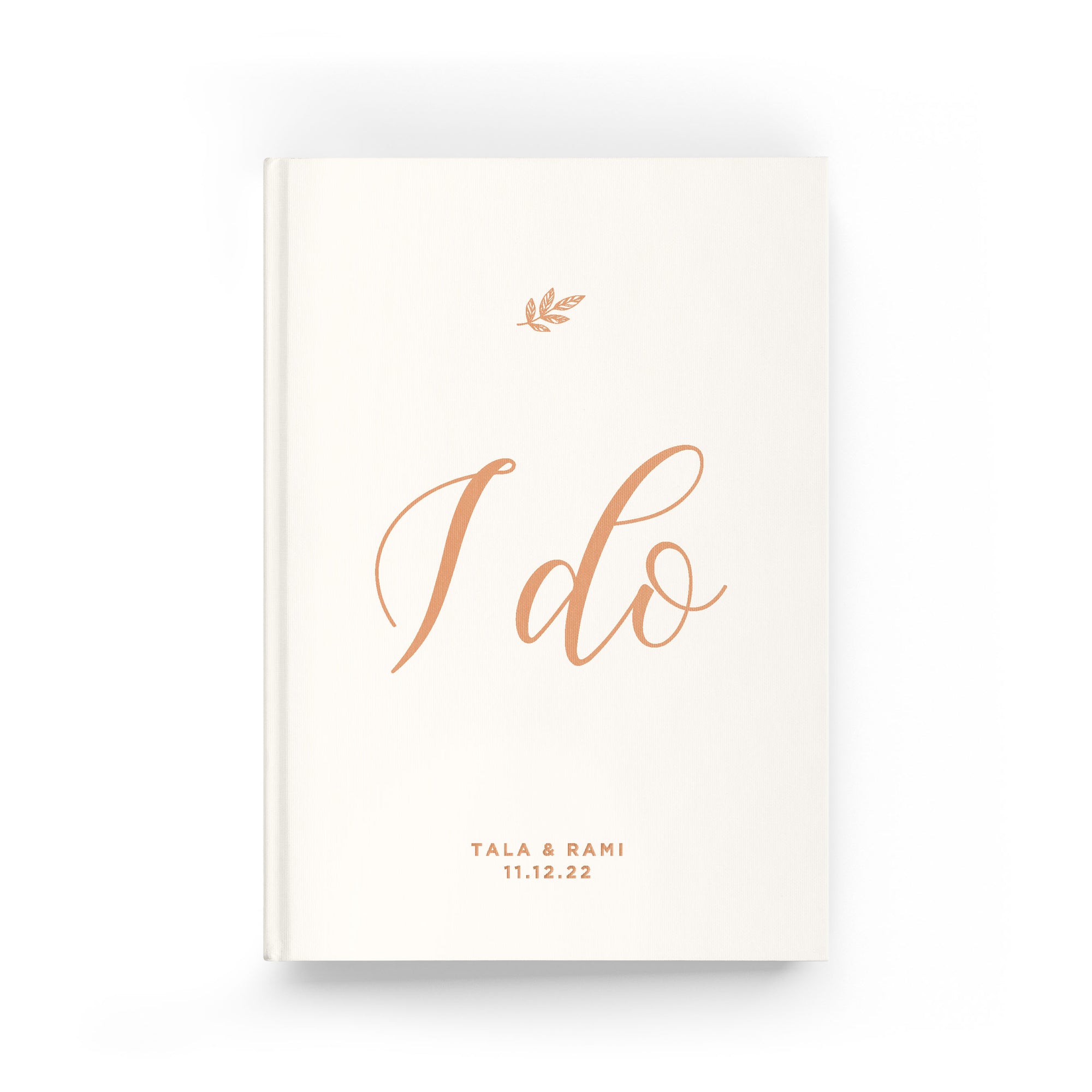 "I Do" Wedding Planner with Rose Gold Foil