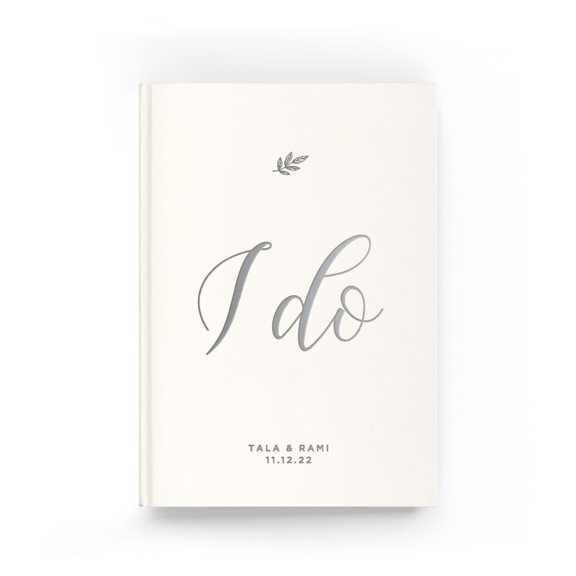 "I Do" Wedding Planner with Silver Foil