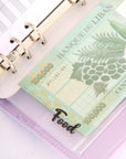 Zipper Bag A6 for Money Budget Binder