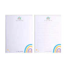 Load image into Gallery viewer, Personalized Rainbow Note Pad - By Lana Yassine
