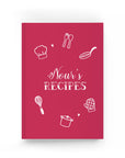 Red Cooking & Baking Recipe Book - By Lana Yassine