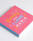 Festive Pink Reasons Why I Love You Box - By Lana Yassine