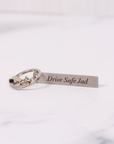 Engraved Stainless Keychain