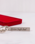 Engraved Stainless Keychain