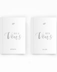 His & Her Vows Lined Notebook