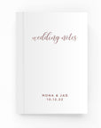 Wedding Notes A6 Lined Notebook