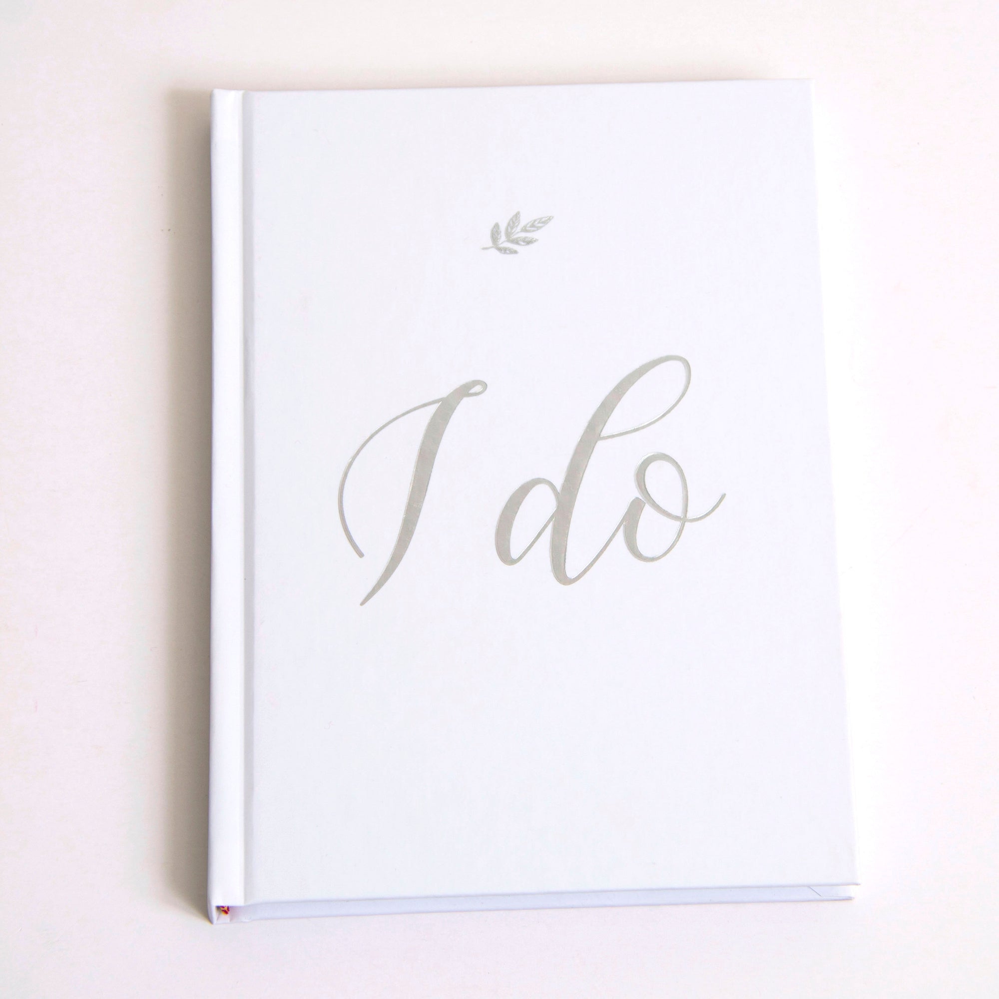 "I Do" Wedding Planner with Silver Foil