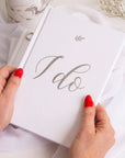 "I Do" Wedding Planner with Silver Foil