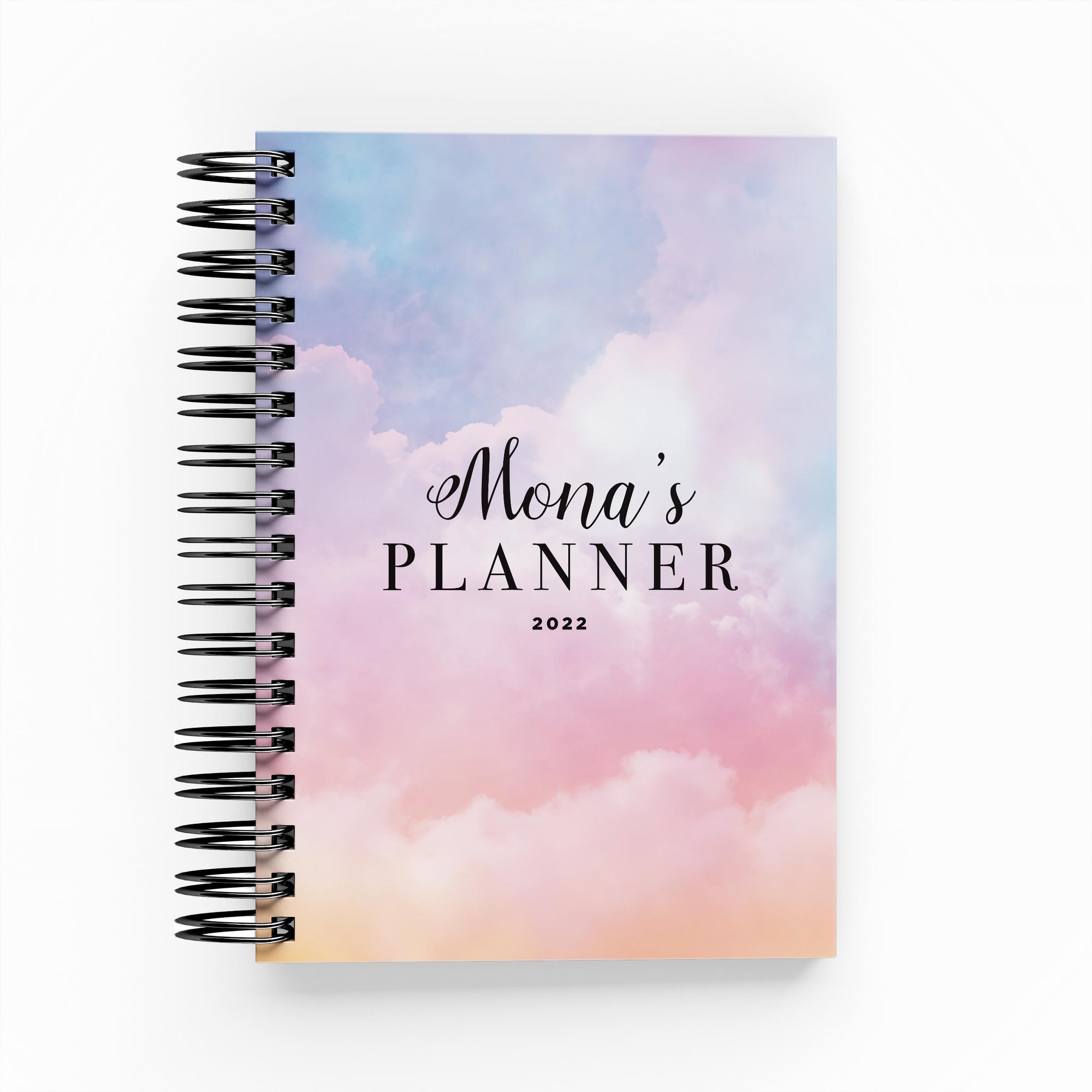 Any Quote Pastel Clouds Daily Planner