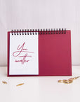 See The Good Foil Desk Calendar