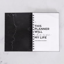 Load image into Gallery viewer, Any Quote Marble &amp; Pink Weekly Planner
