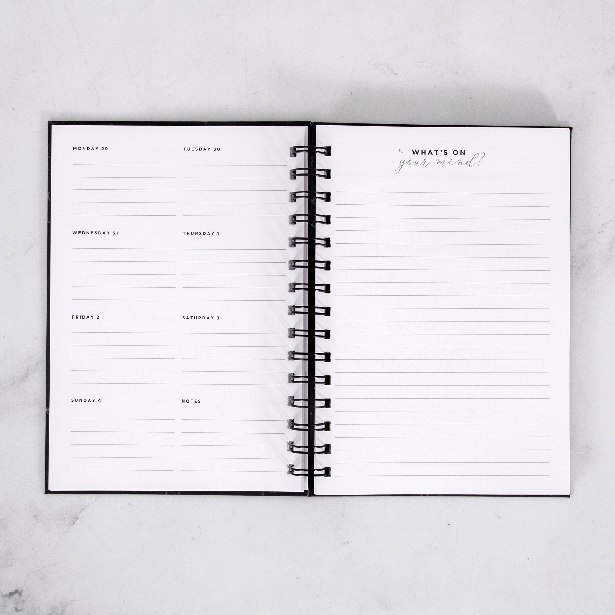 Menhara Foil Weekly Planner